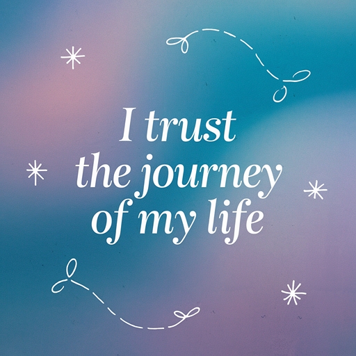 Mantras to Transform Your Mindset with text on the image: I trust the journey of my life.