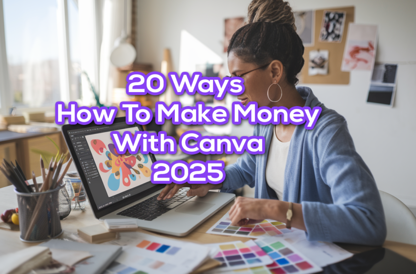 20 Ways How To Make Money With Canva 2025