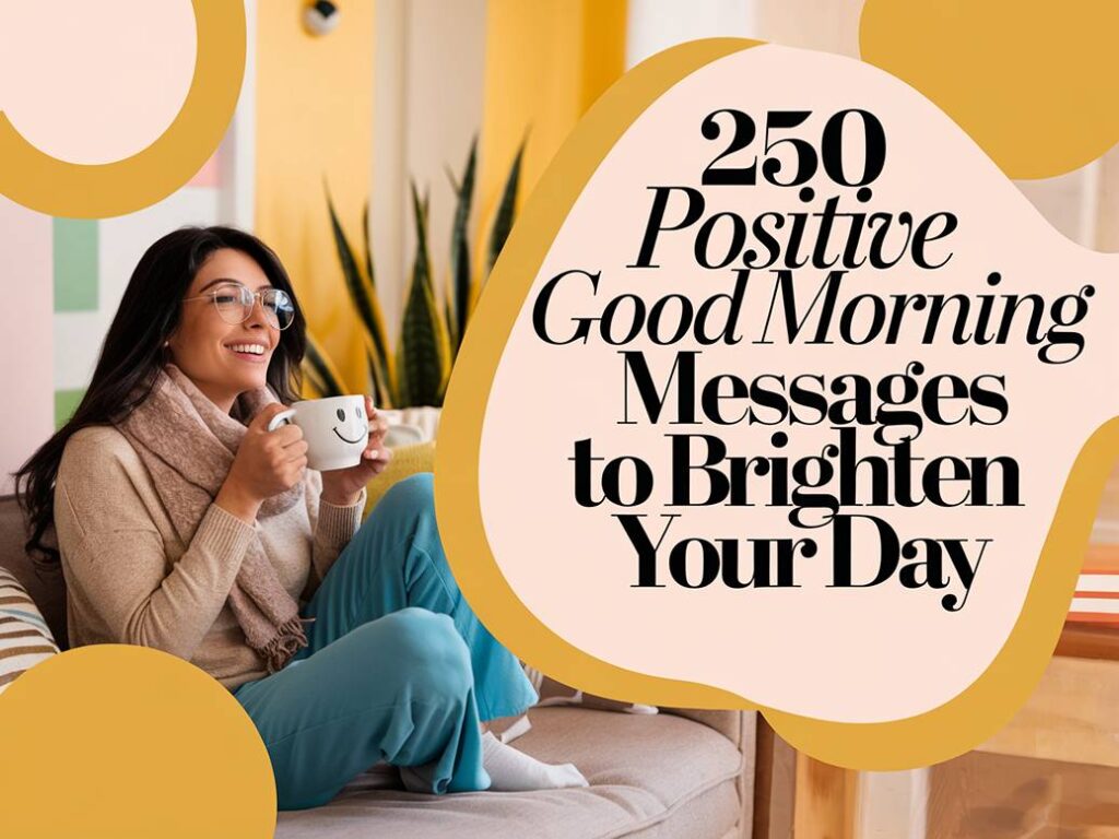 250 Positive Good Morning Messages to Brighten Your Day