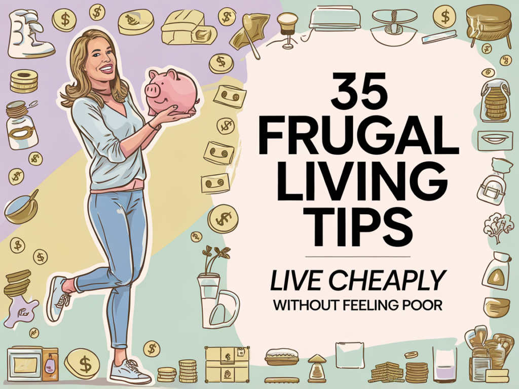 35 Frugal Living Tips: Live Cheaply Without Feeling Poor