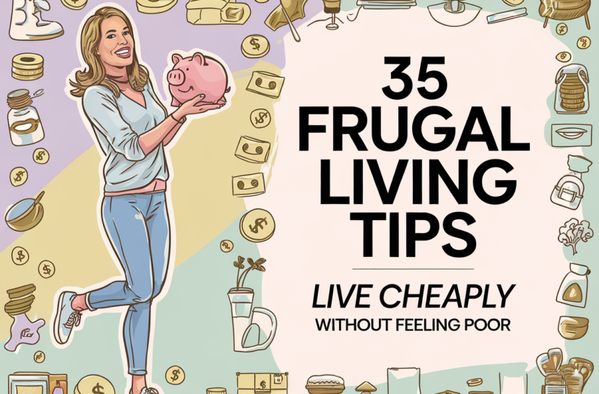 35 Frugal Living Tips: Live Cheaply Without Feeling Poor