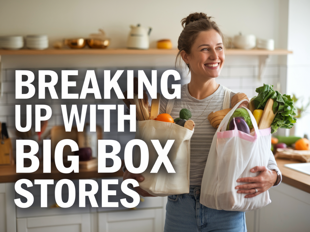 Breaking Up with Big Box Stores: How Moms Can Shop Healthier, Safer, and Smarter on a Budget