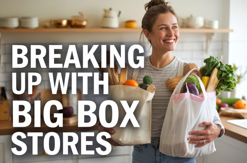 Breaking Up with Big Box Stores: How Moms Can Shop Healthier, Safer, and Smarter on a Budget