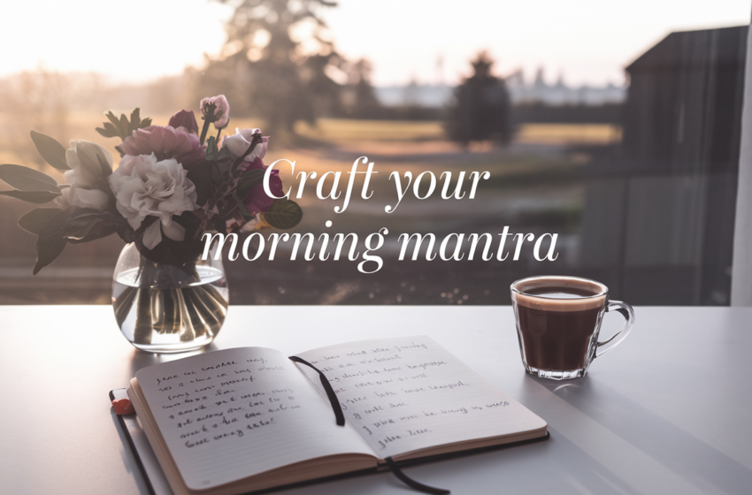 The Power of Affirmations: Crafting Your Morning Mantra