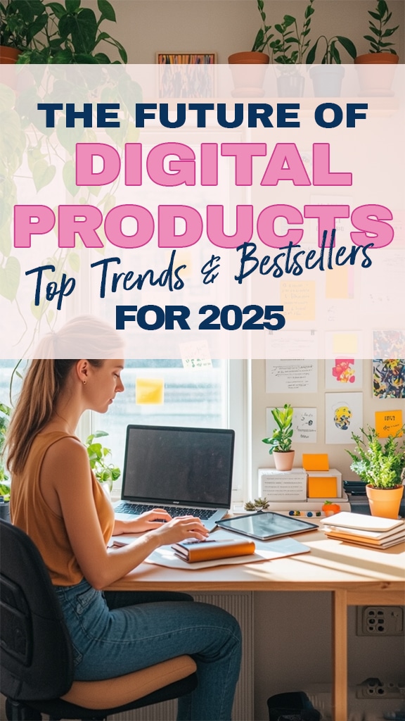 Screenshots of bestselling digital products and software for 2025