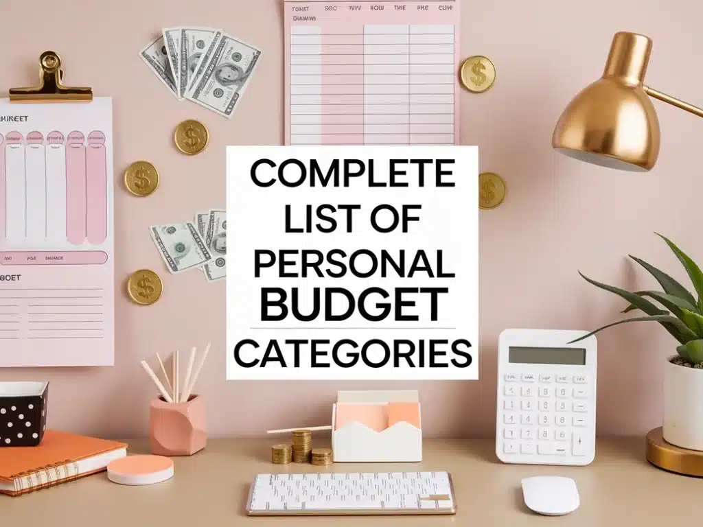 Complete List of Personal Budget Categories